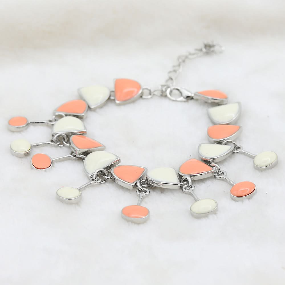 Women's Meena Bracelet -Peach, Women, Bangles & Bracelets, Chase Value, Chase Value