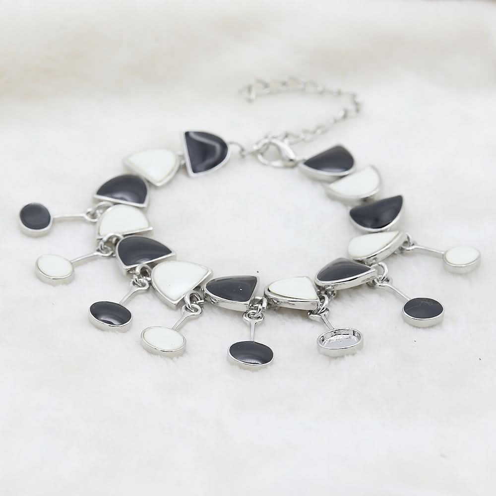 Women's Meena Bracelet - Black, Women, Bangles & Bracelets, Chase Value, Chase Value