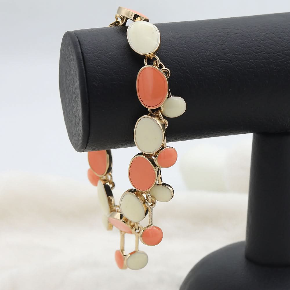 Women's Meena Bracelet - Peach, Women, Bangles & Bracelets, Chase Value, Chase Value