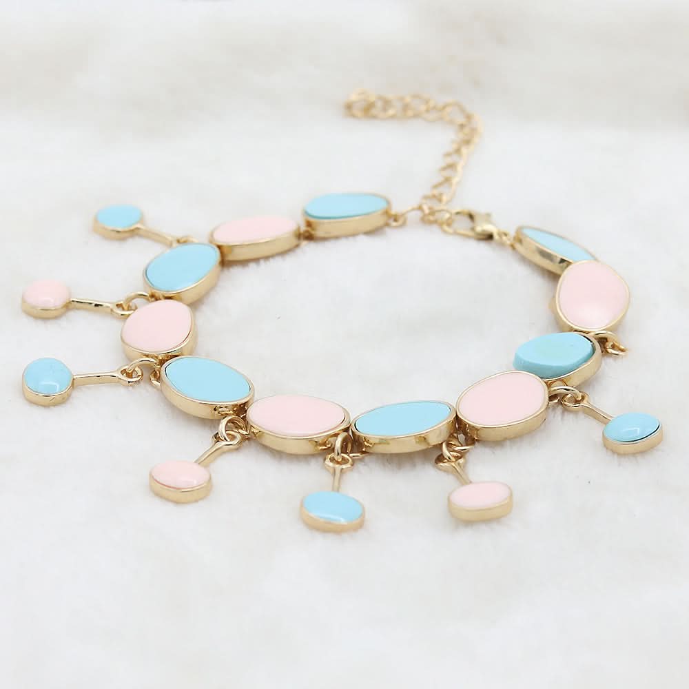 Women's Meena Bracelet - Pink, Women, Bangles & Bracelets, Chase Value, Chase Value