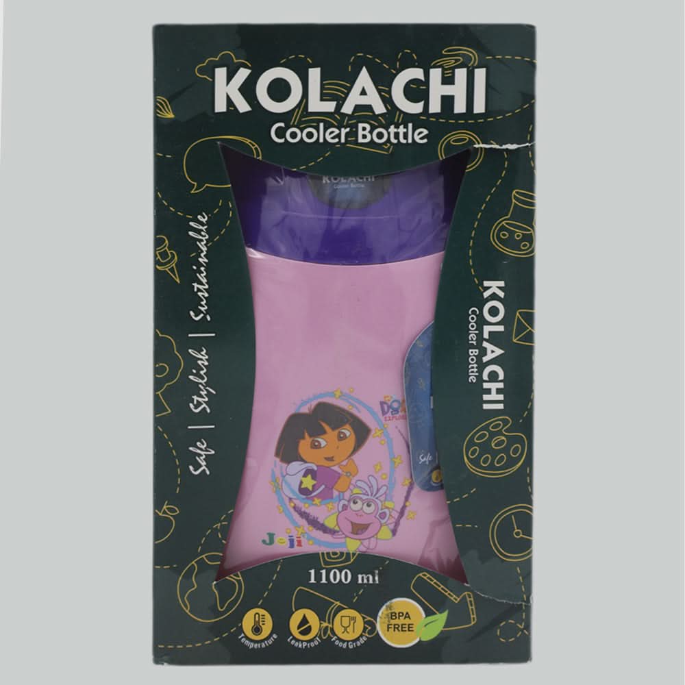 Kolachi Water Bottle JZ-1100 - Pink, Kids, Tiffin Boxes And Bottles, Chase Value, Chase Value