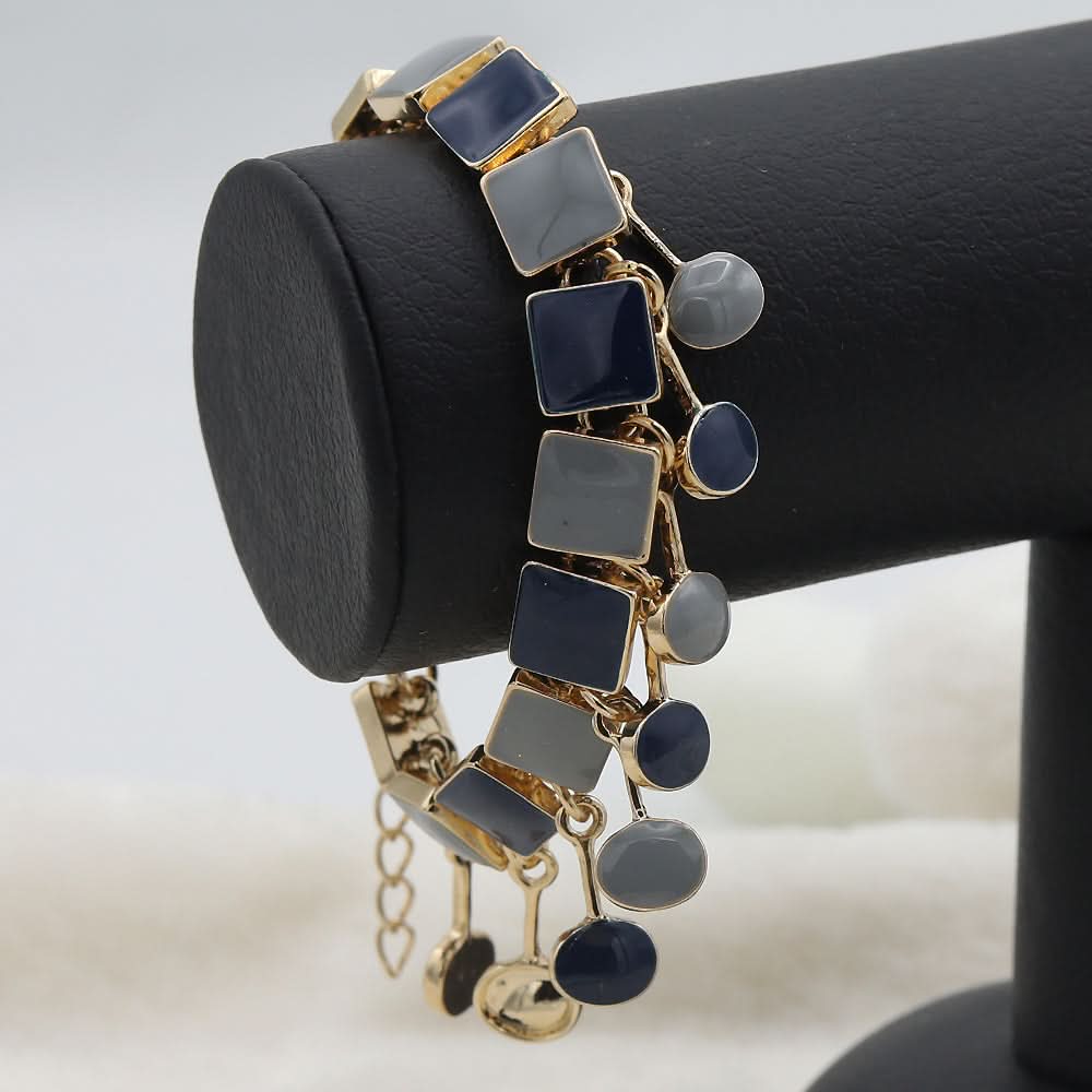 Women's Meena Bracelet - Navy Blue, Women, Bangles & Bracelets, Chase Value, Chase Value
