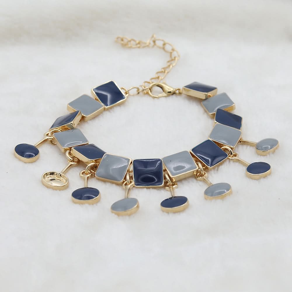 Women's Meena Bracelet - Navy Blue, Women, Bangles & Bracelets, Chase Value, Chase Value