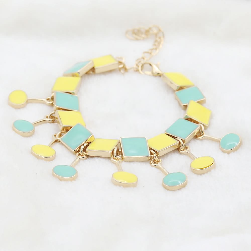 Women's Meena Bracelet - Yellow, Women, Bangles & Bracelets, Chase Value, Chase Value