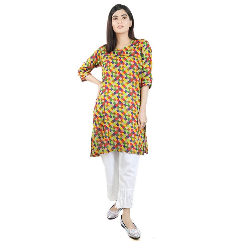 Karizma Chahat Printed Lawn 1 Pcs Un-Stitched Kurti - 02, Women, Unstitched Kurti, United Textiles, Chase Value