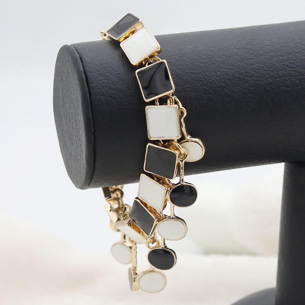 Women's Meena Bracelet - Black, Women, Bangles & Bracelets, Chase Value, Chase Value