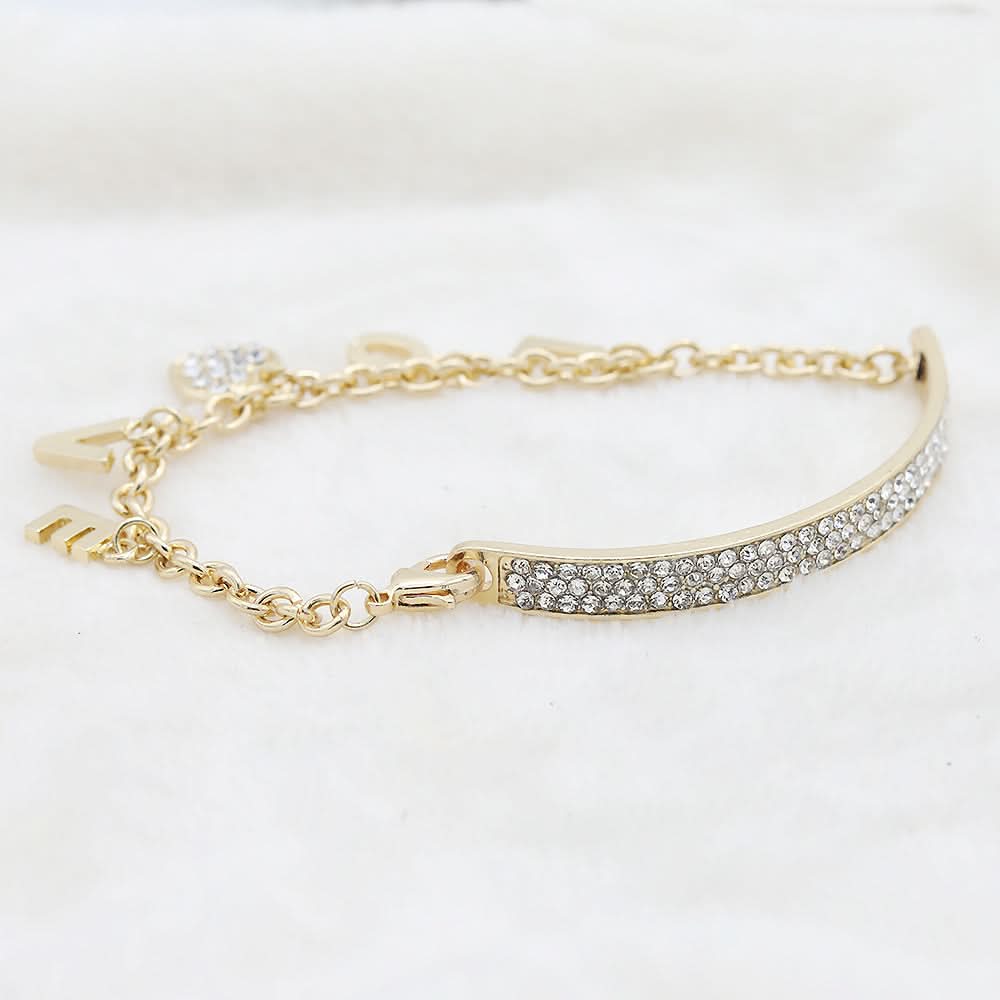 Women's Bracelet - Golden, Women, Bangles & Bracelets, Chase Value, Chase Value