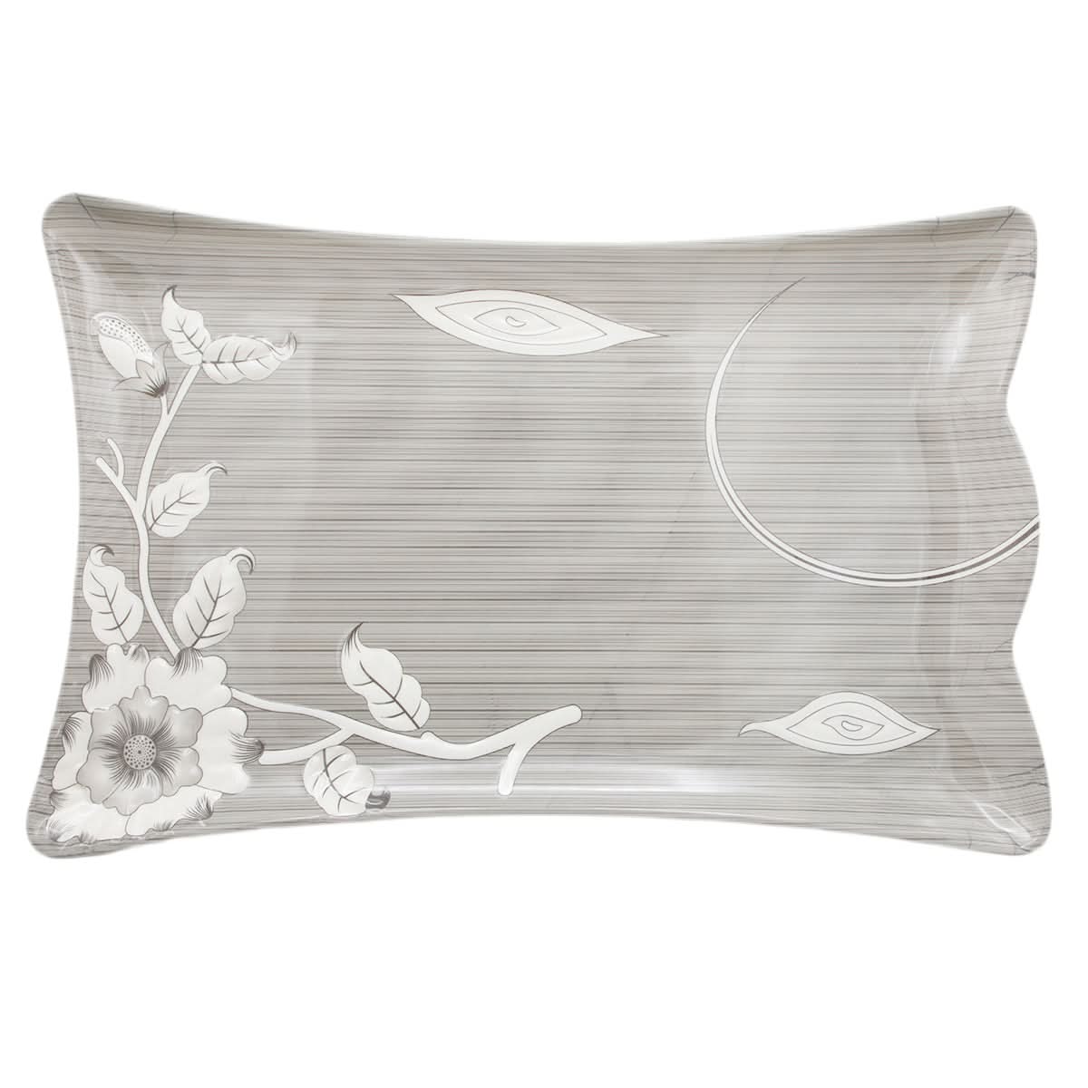 Embose Tray Melamine Medium - Grey, Home & Lifestyle, Serving And Dining, Chase Value, Chase Value