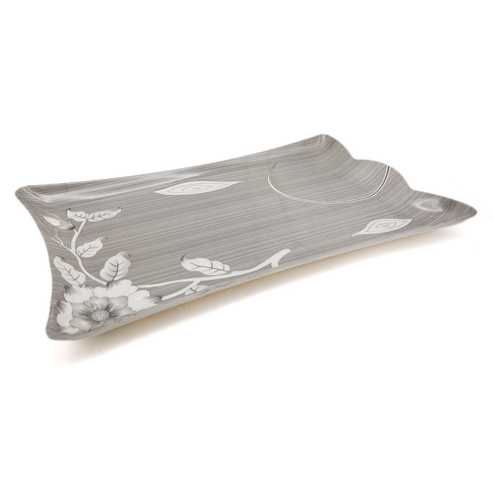 Embose Tray Melamine Medium - Grey, Home & Lifestyle, Serving And Dining, Chase Value, Chase Value