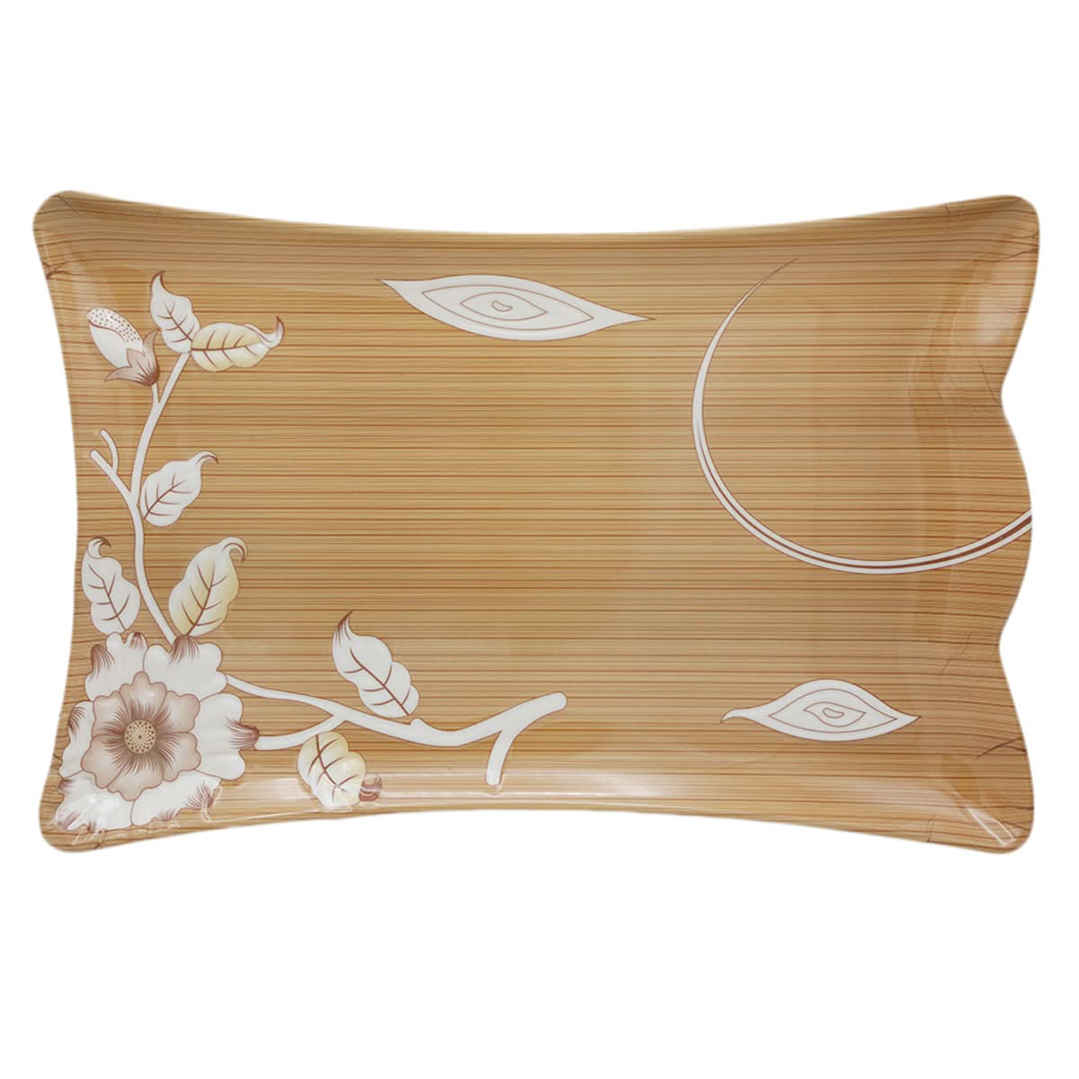 Embose Tray Melamine Medium - Beige, Home & Lifestyle, Serving And Dining, Chase Value, Chase Value
