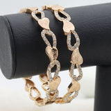 Women's Bangles 2 Piece Set - Golden, Women, Bangles & Bracelets, Chase Value, Chase Value