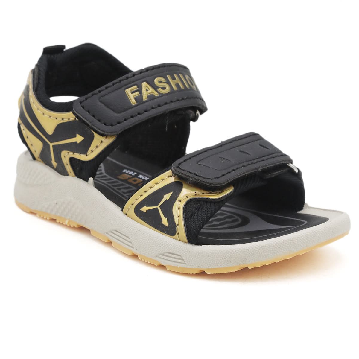 Boys Sandal 718 - Black Gold, Kids, Boys Sandals, Chase Value, Chase Value