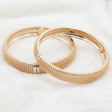 Women's Bangles 2 Piece Set - Golden, Women, Bangles & Bracelets, Chase Value, Chase Value