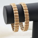 Women's Bangles 2 Piece Set - Golden, Women, Bangles & Bracelets, Chase Value, Chase Value