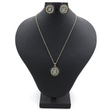 Women's 3D Locket Set - Black, Women, Jewellery Set, Chase Value, Chase Value