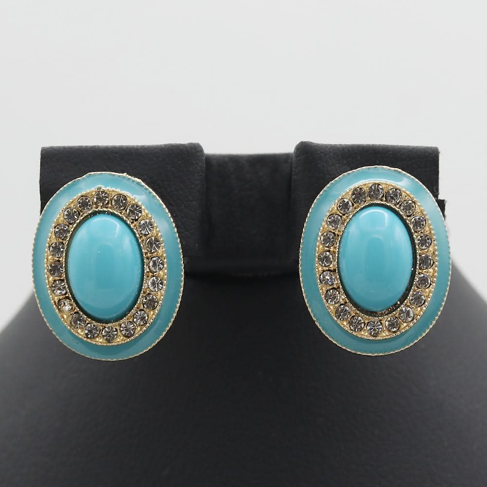 Women's 3D Locket Set - Sea Green, Women, Jewellery Set, Chase Value, Chase Value