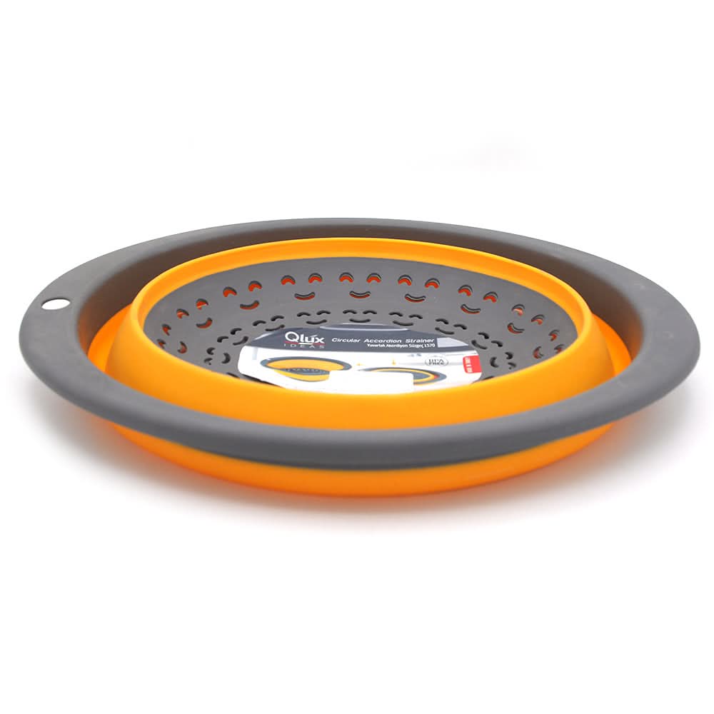 Circular Accordion Strainer - Orange, Home & Lifestyle, Kitchen Tools And Accessories, Chase Value, Chase Value