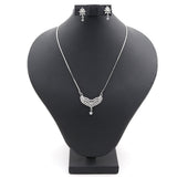 Women's American Diamond Half Set - Silver, Women, Jewellery Set, Chase Value, Chase Value
