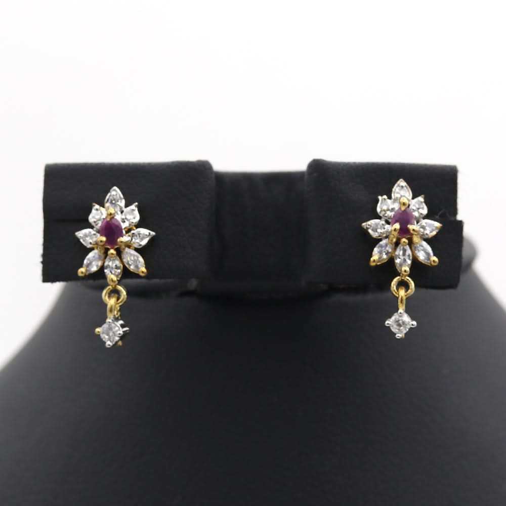 Women's American Diamond Half Set - Beige, Women, Jewellery Set, Chase Value, Chase Value