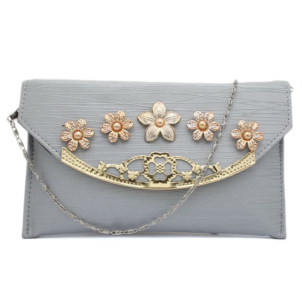 Women's Clutch - Silver, Women, Clutches, Chase Value, Chase Value