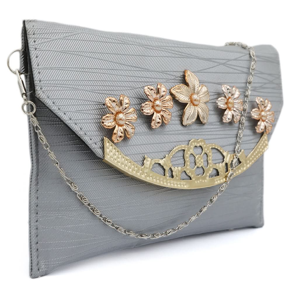 Women's Clutch - Silver, Women, Clutches, Chase Value, Chase Value