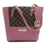 Women's Handbag H-81 - Pink & Coffee, Women, Bags, Chase Value, Chase Value