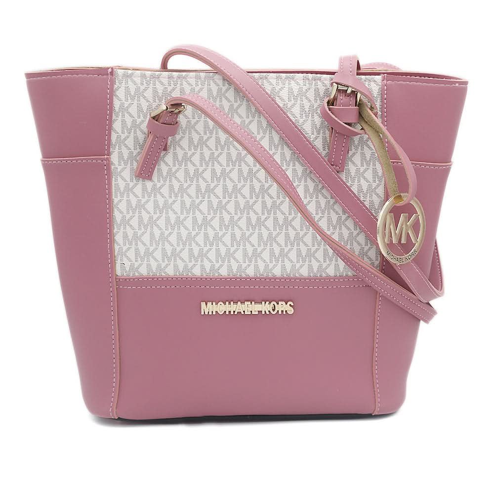 Women's Handbag H-81 - Pink & Fawn, Women, Bags, Chase Value, Chase Value