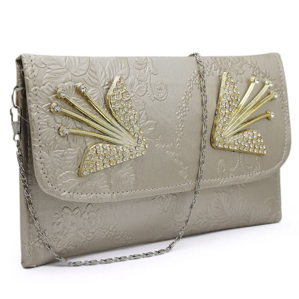 Women's Clutch - Golden, Women, Clutches, Chase Value, Chase Value