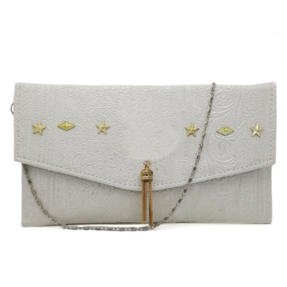 Women's Clutch - White, Women, Clutches, Chase Value, Chase Value