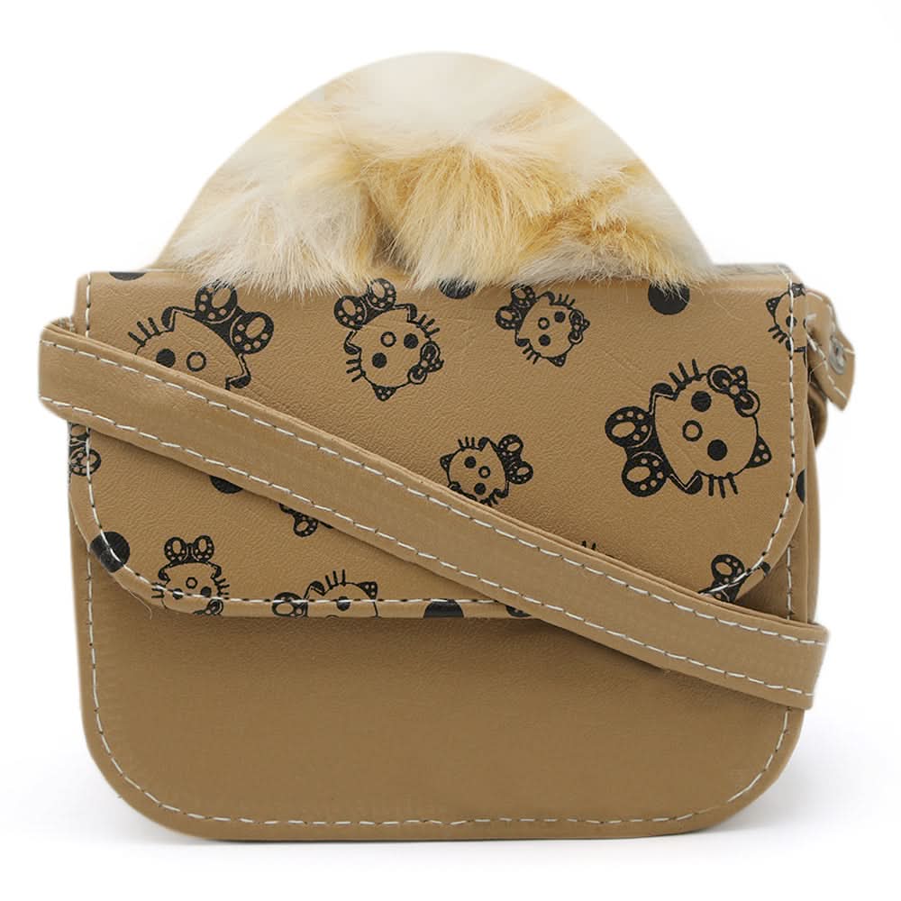 Girls Shoulder Bag - Light Brown, Kids, Kids Bags, Chase Value, Chase Value