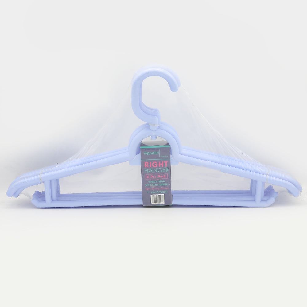 Appollo Right Hanger 6 Piece - Blue, Home & Lifestyle, Accessories, Chase Value, Chase Value