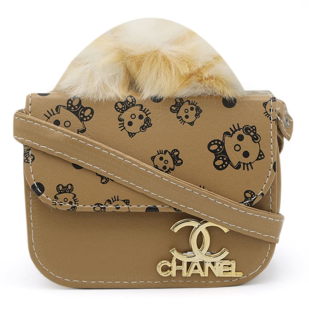 Girls Shoulder Bag - Light Brown, Kids, Kids Bags, Chase Value, Chase Value