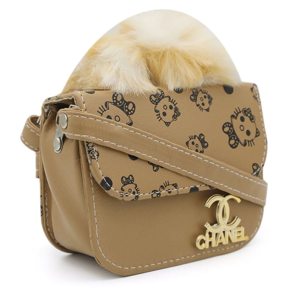 Girls Shoulder Bag - Light Brown, Kids, Kids Bags, Chase Value, Chase Value