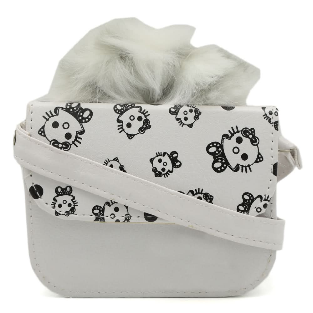 Girls Shoulder Bag - White, Kids, Kids Bags, Chase Value, Chase Value