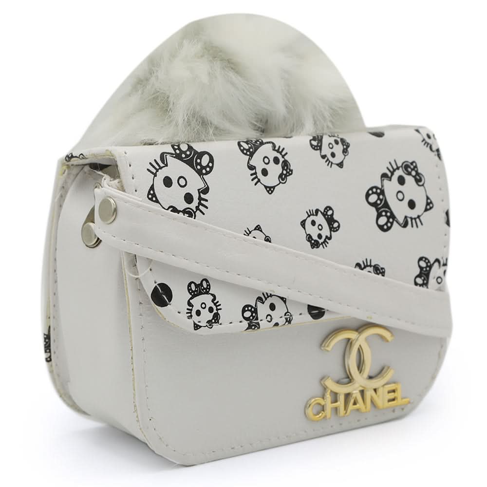 Girls Shoulder Bag - White, Kids, Kids Bags, Chase Value, Chase Value