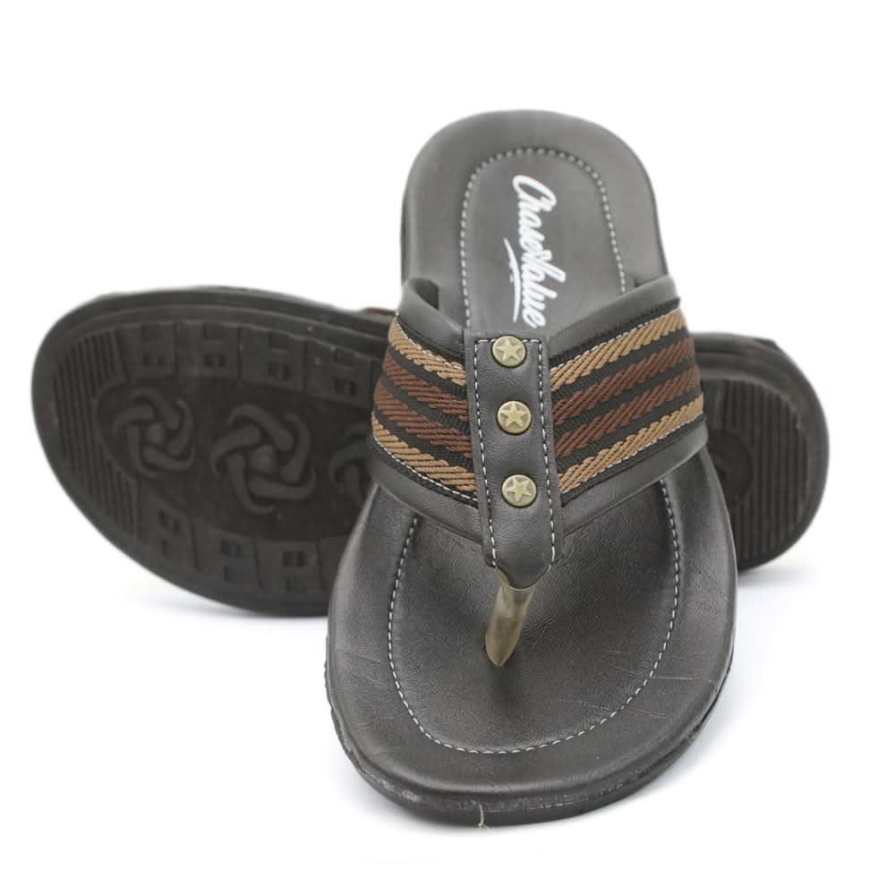 Men's Slipper - Black, Men, Slippers, Chase Value, Chase Value