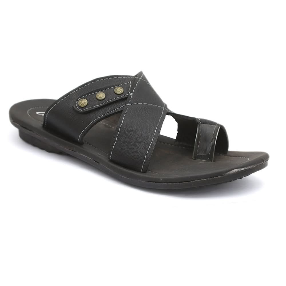 Men's Slipper - Black, Men, Slippers, Chase Value, Chase Value