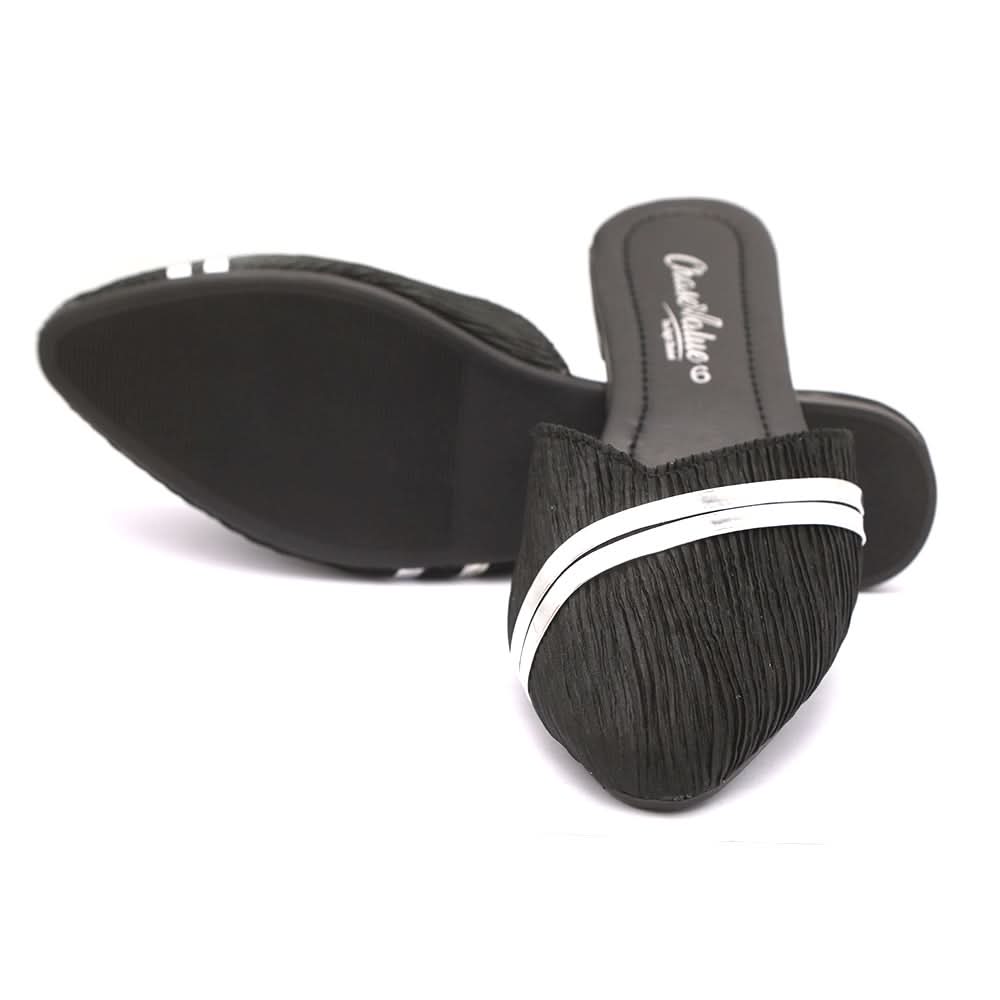 Women's Backless Slippers - Black, Women, Slippers, Chase Value, Chase Value