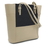 Women's Handbag H-81 - Beige & Black, Women, Bags, Chase Value, Chase Value