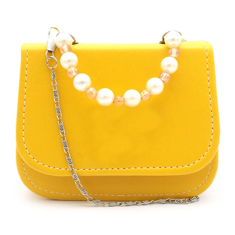 Girls Shoulder Bag - Yellow, Kids, Kids Bags, Chase Value, Chase Value