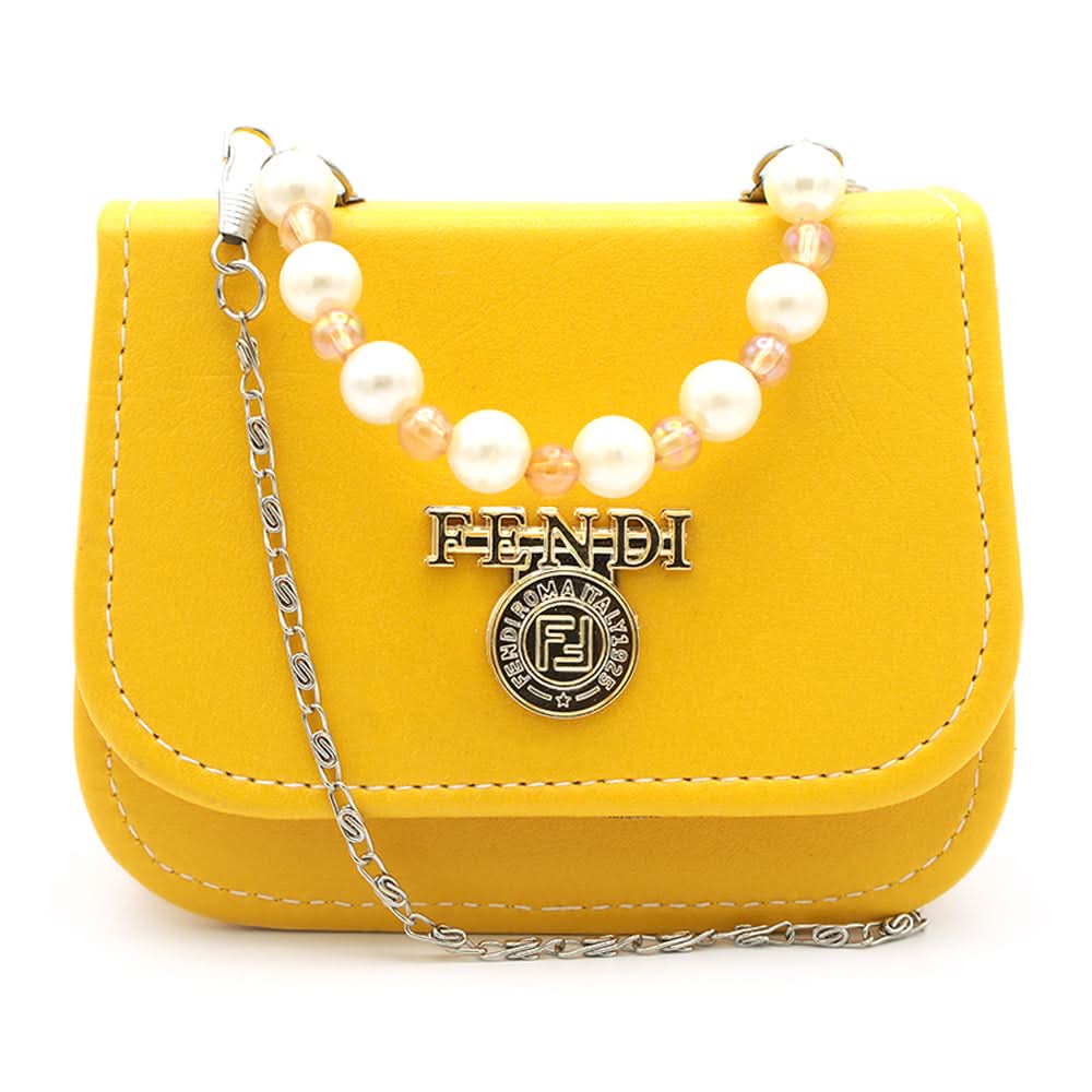 Girls Shoulder Bag - Yellow, Kids, Kids Bags, Chase Value, Chase Value