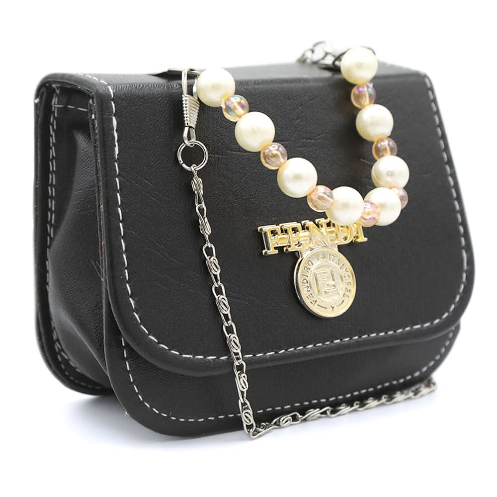 Girls Shoulder Bag - Black, Kids, Kids Bags, Chase Value, Chase Value