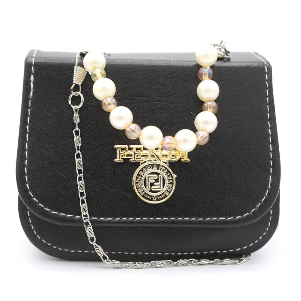 Girls Shoulder Bag - Black, Kids, Kids Bags, Chase Value, Chase Value