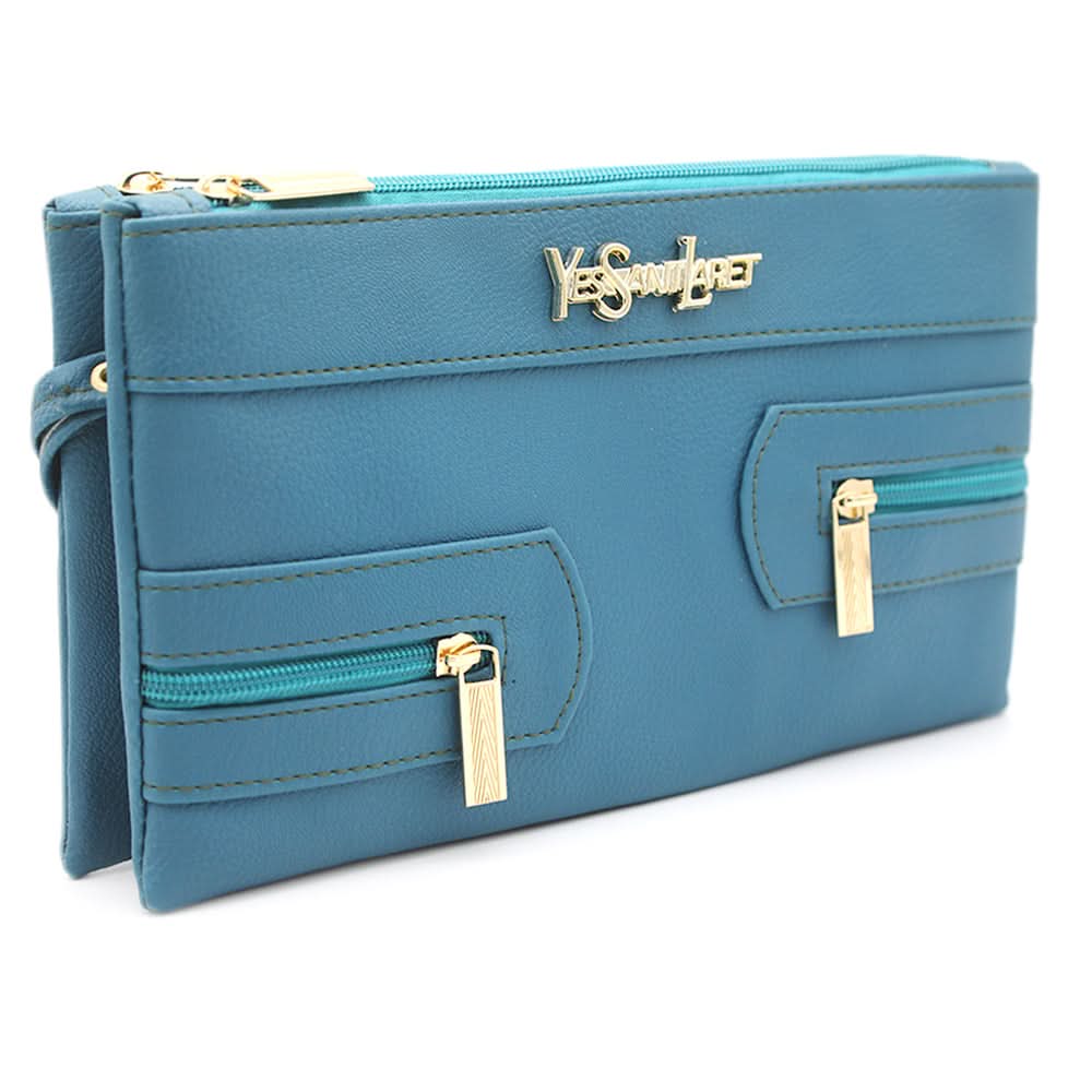Women's Clutch - Steel Green, Women, Clutches, Chase Value, Chase Value