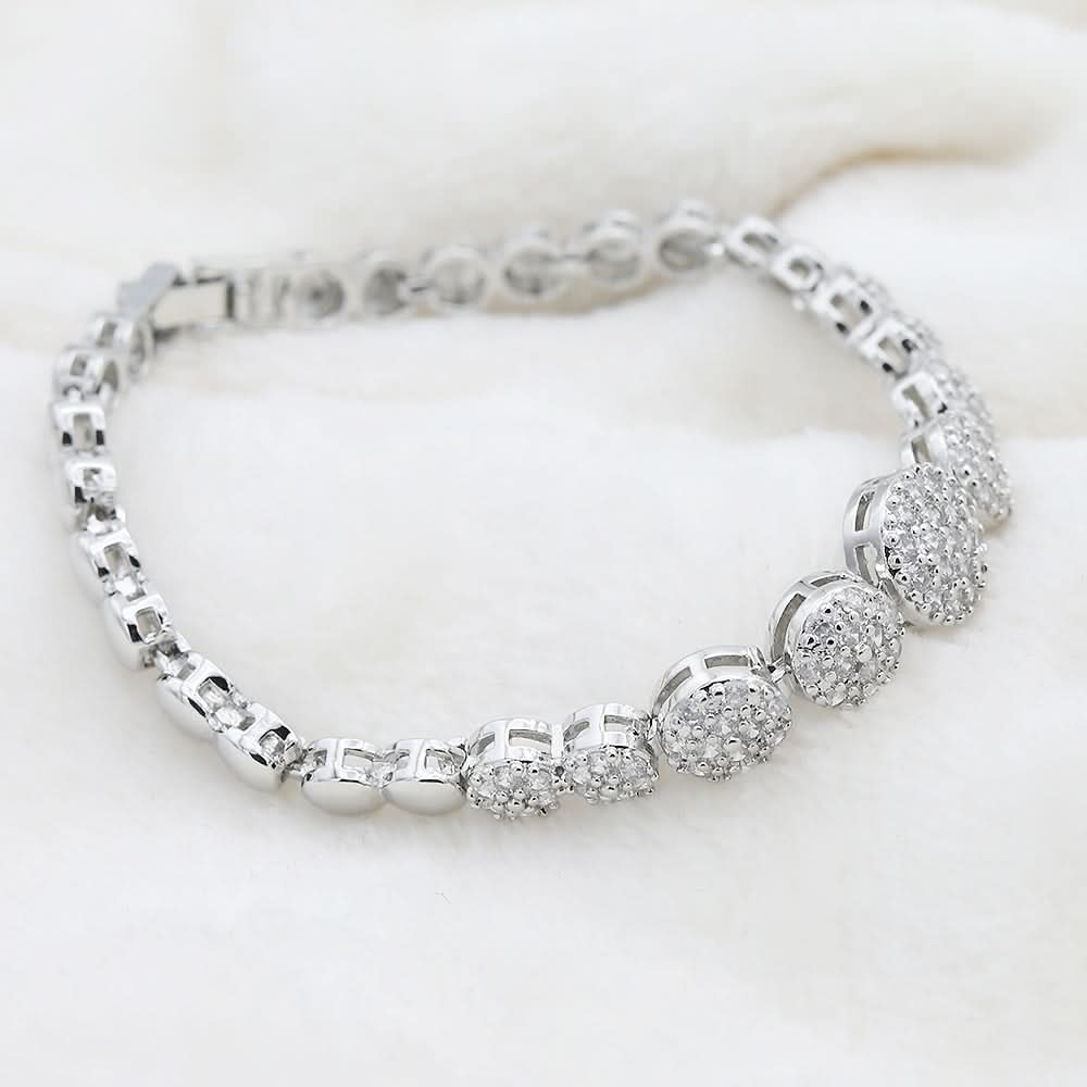 Women's Zarcon Bracelet - Silver, Women, Bangles & Bracelets, Chase Value, Chase Value