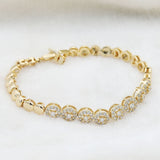 Women's Zarcon Bracelet - Golden, Women, Bangles & Bracelets, Chase Value, Chase Value