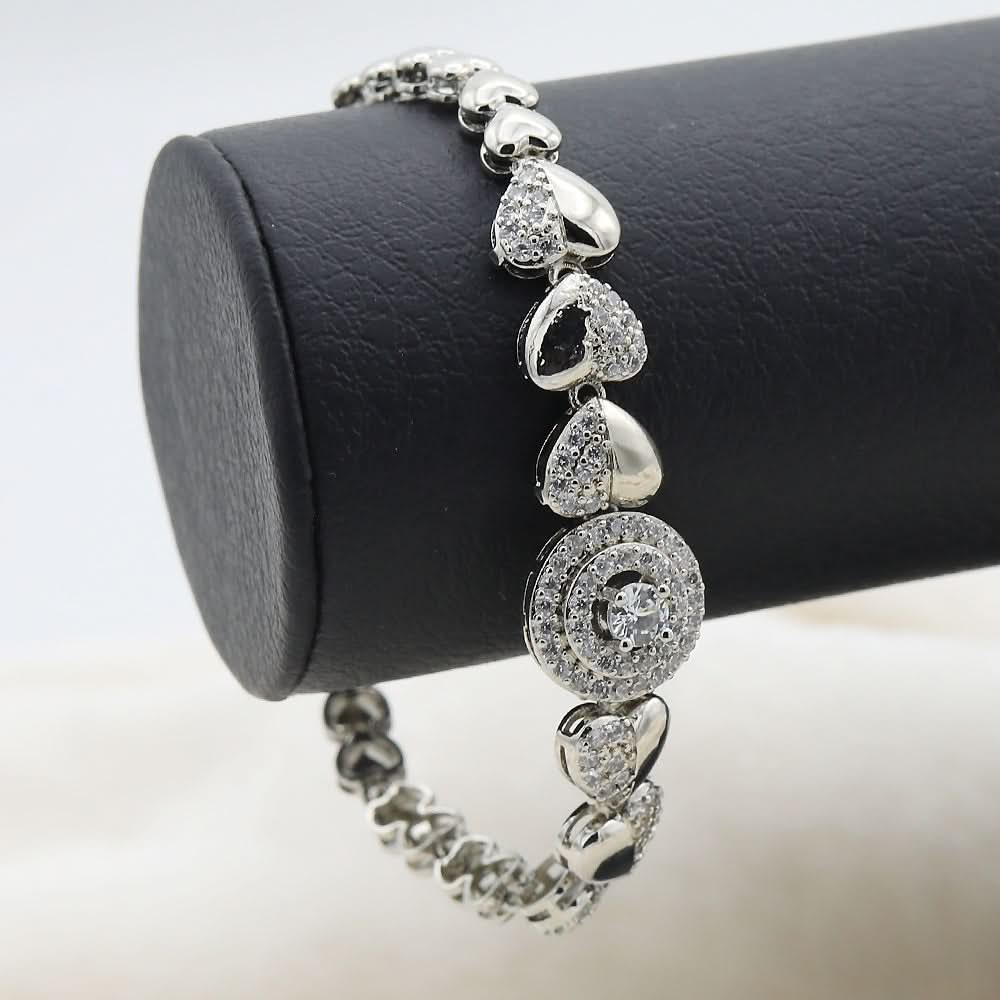 Women's Zarcon Bracelet - Silver, Women, Bangles & Bracelets, Chase Value, Chase Value