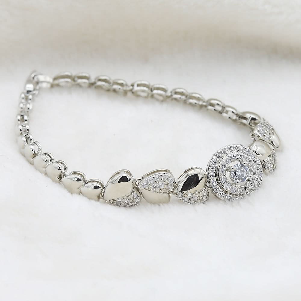 Women's Zarcon Bracelet - Silver, Women, Bangles & Bracelets, Chase Value, Chase Value