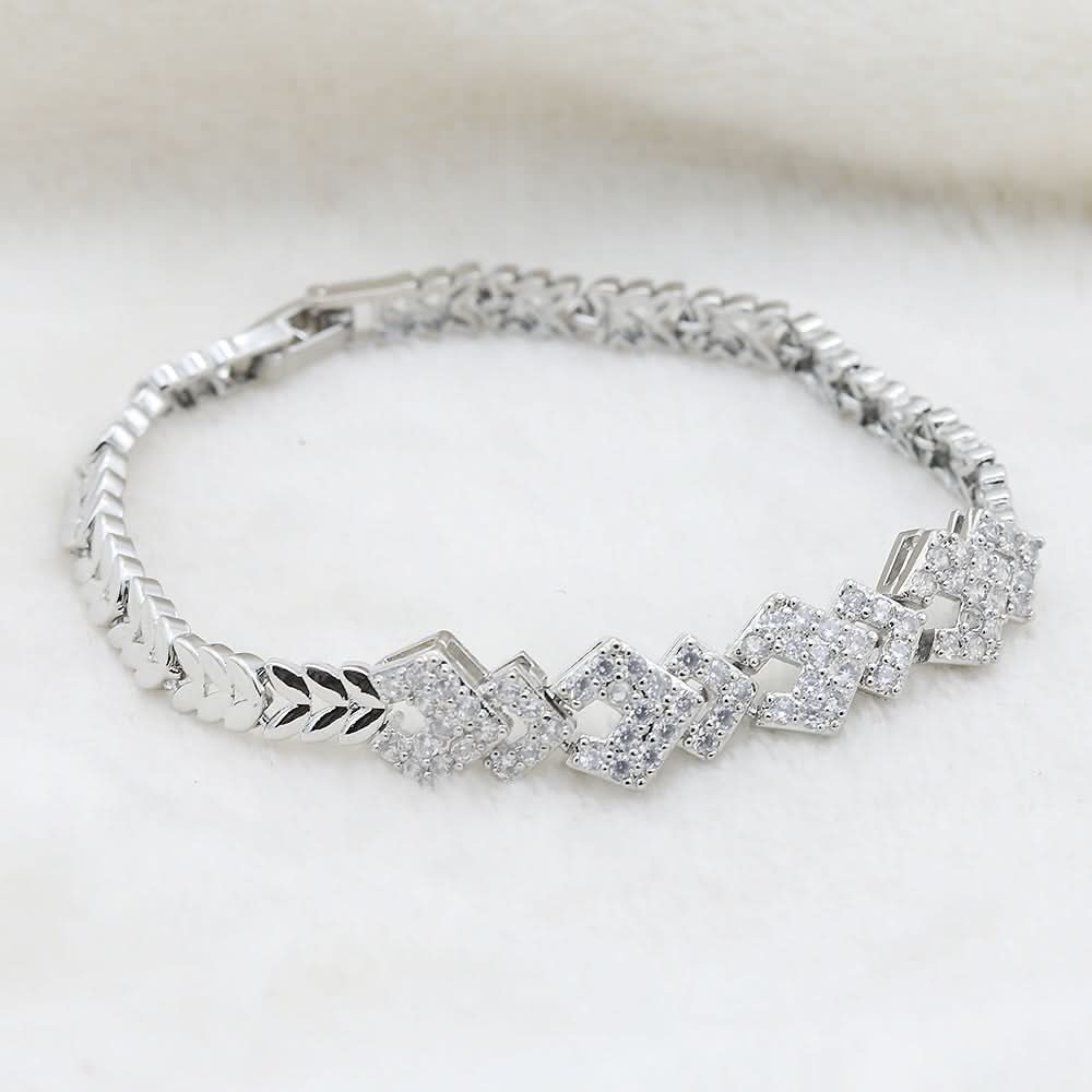 Women's Zarcon Bracelet - Silver, Women, Bangles & Bracelets, Chase Value, Chase Value