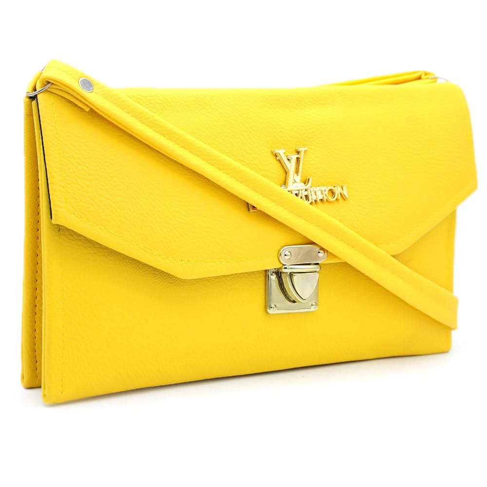 Women's Clutch - Yellow, Women, Clutches, Chase Value, Chase Value